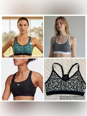 VS, Nike, Adidas & Merika Bundle of 4 Sports Bras M